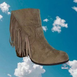 Madden Descent Dusty Tan Fringe Southwestern Boot